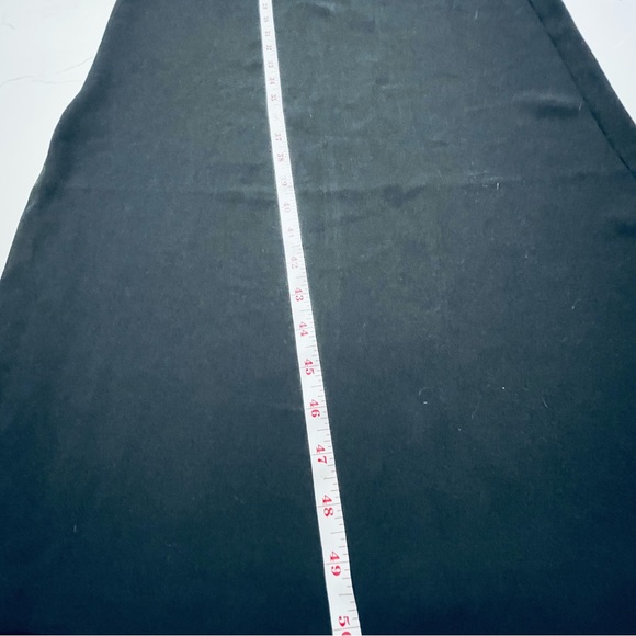 🌸3 for $30 H&M Black Dress long sleeveless Mesh details Size 4 - Picture 14 of 17